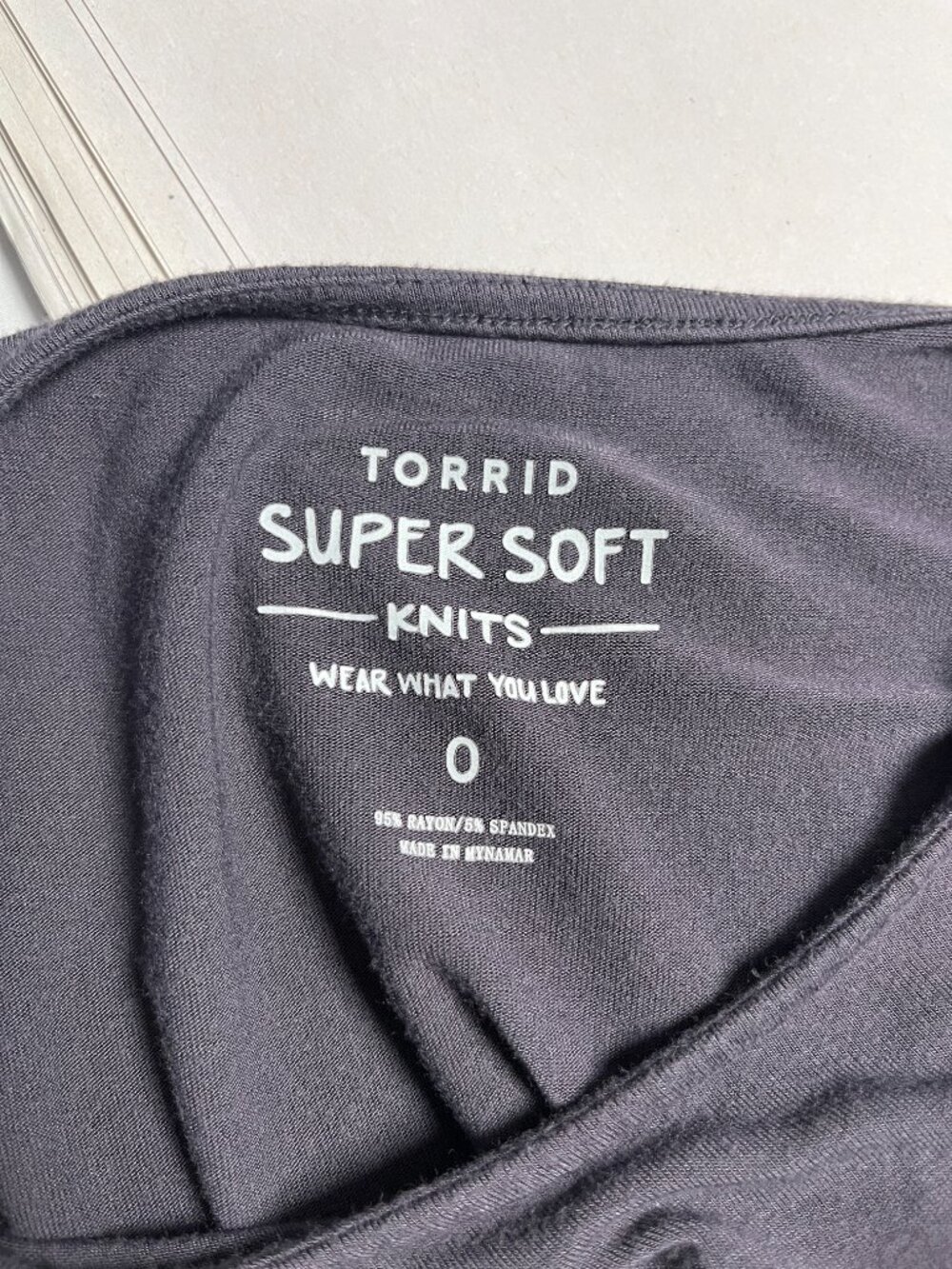 Torrid Super Soft Knit Handkerchief Hem Sleeveless Dress Gray 0 - Picture 15 of 15